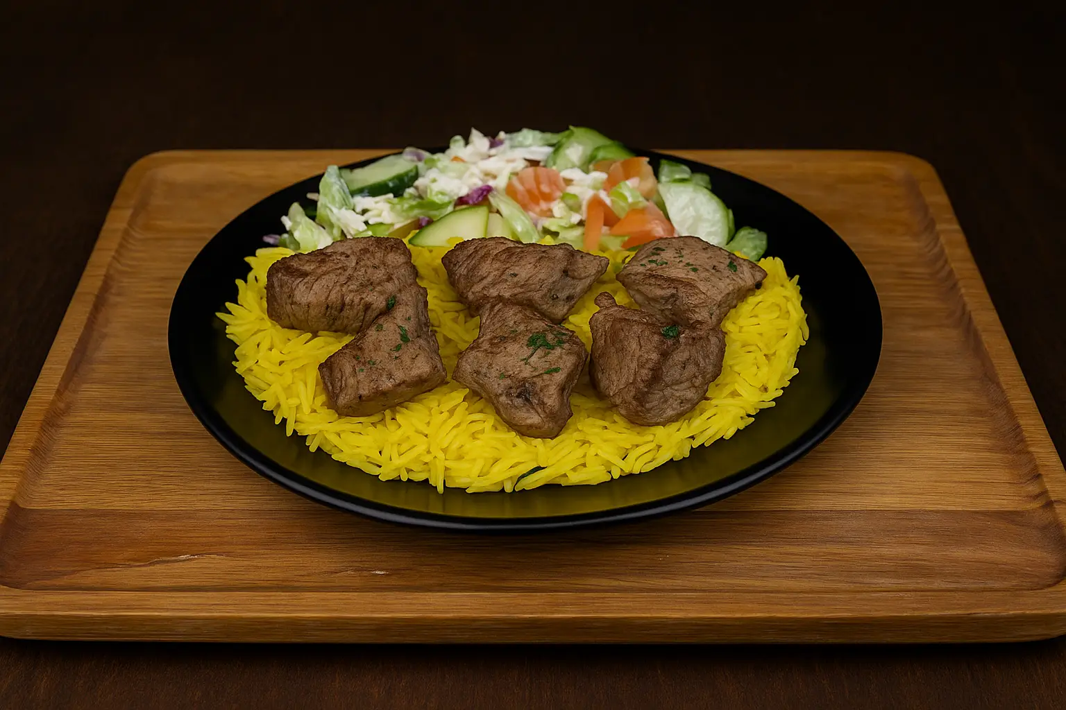 Filet mignon Kabob Platter